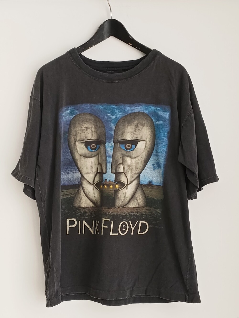VTG 1994 Pink Floyd Division Bell Tour Faded Distressed Tee Boxy 23x27.5